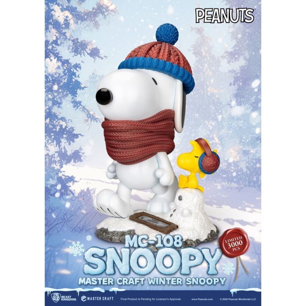 Beast Kingdom - Master Craft - Peanuts - Winter Snoopy  COLLECTIBLES